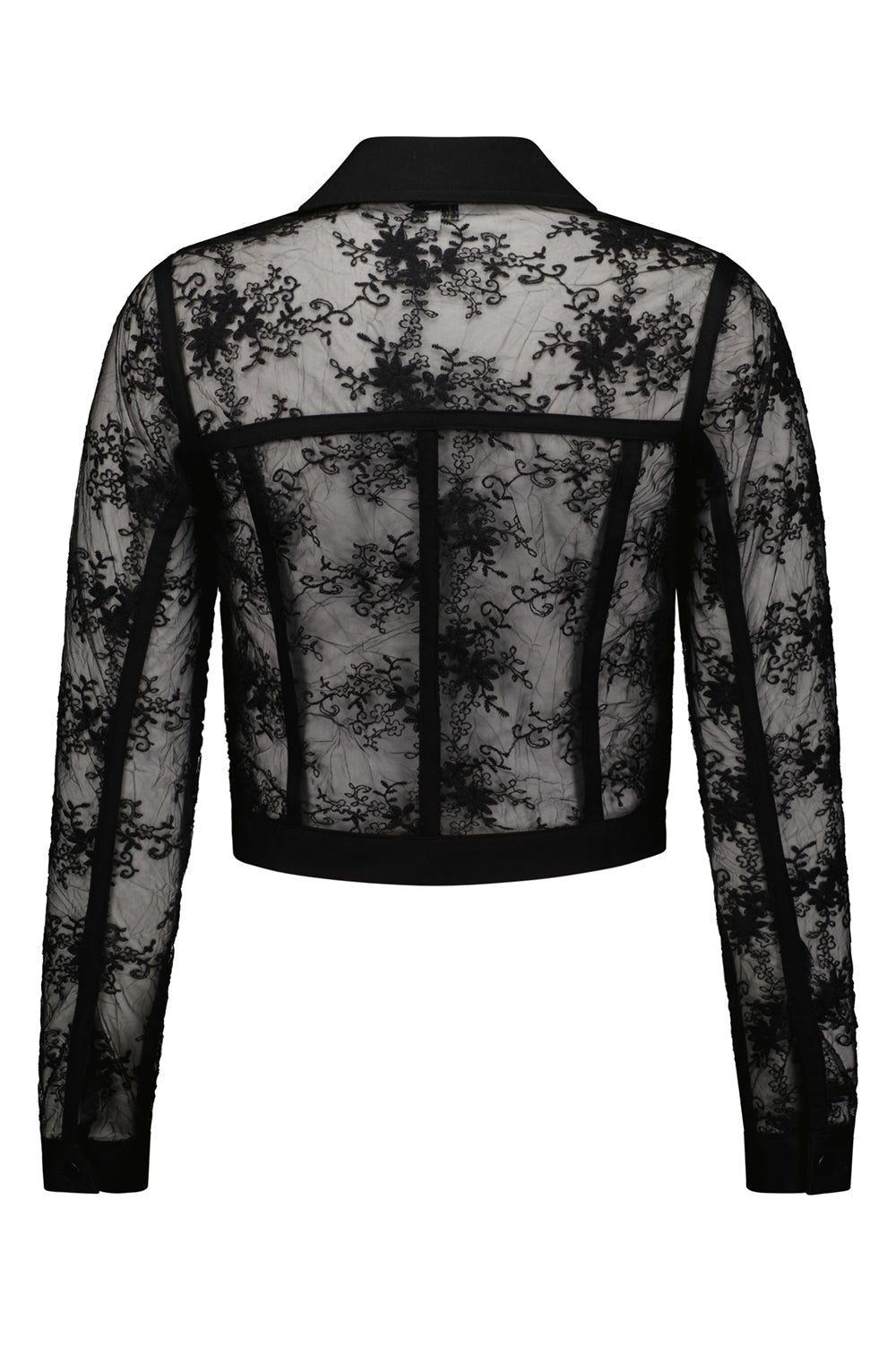 Lemon Tree Sally Ann Lace Jacket Black