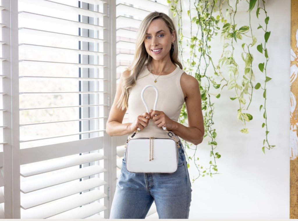 Sassy Duck Stella crossbody bag white
