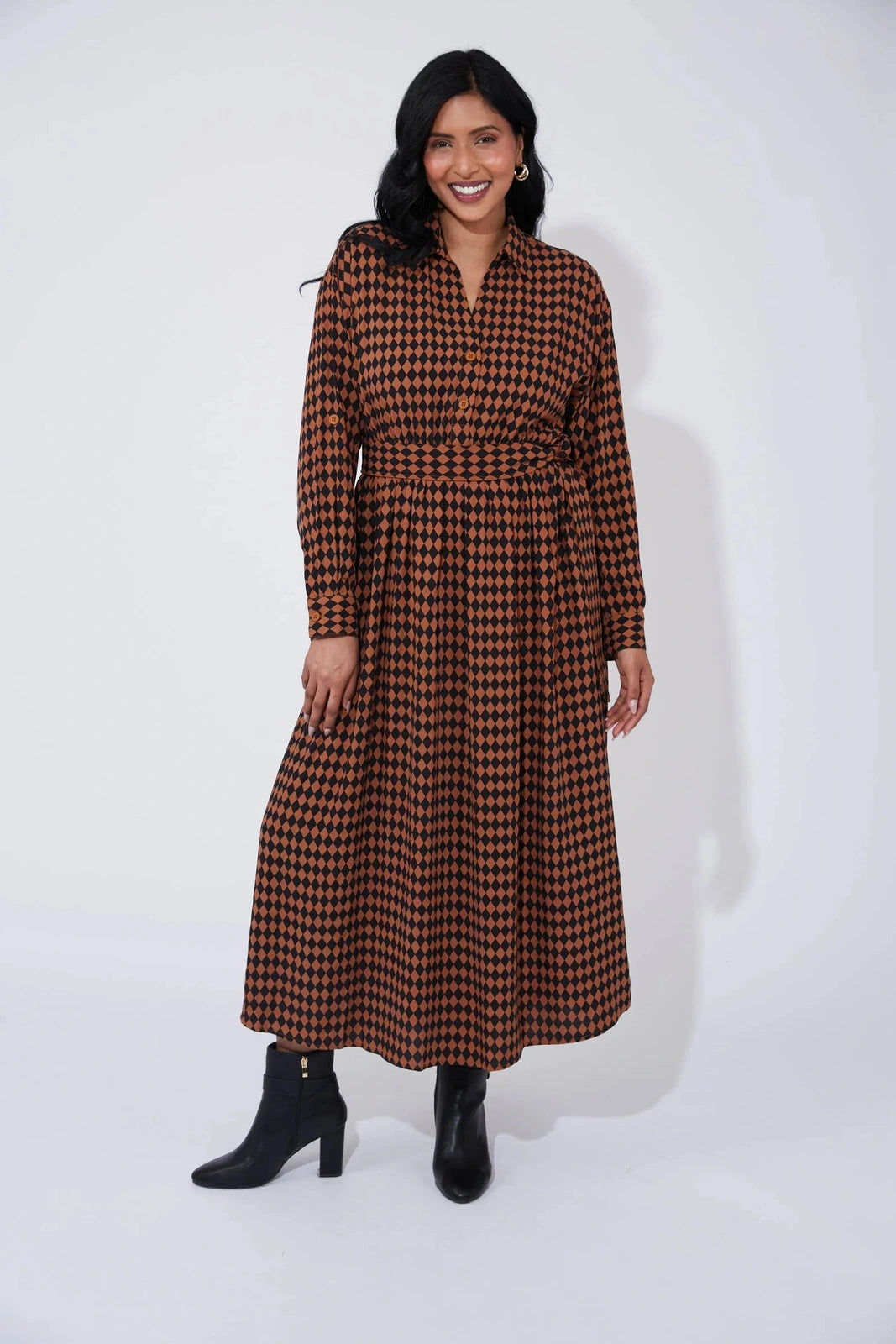 Haven Casablanca Dress Kohi/dune