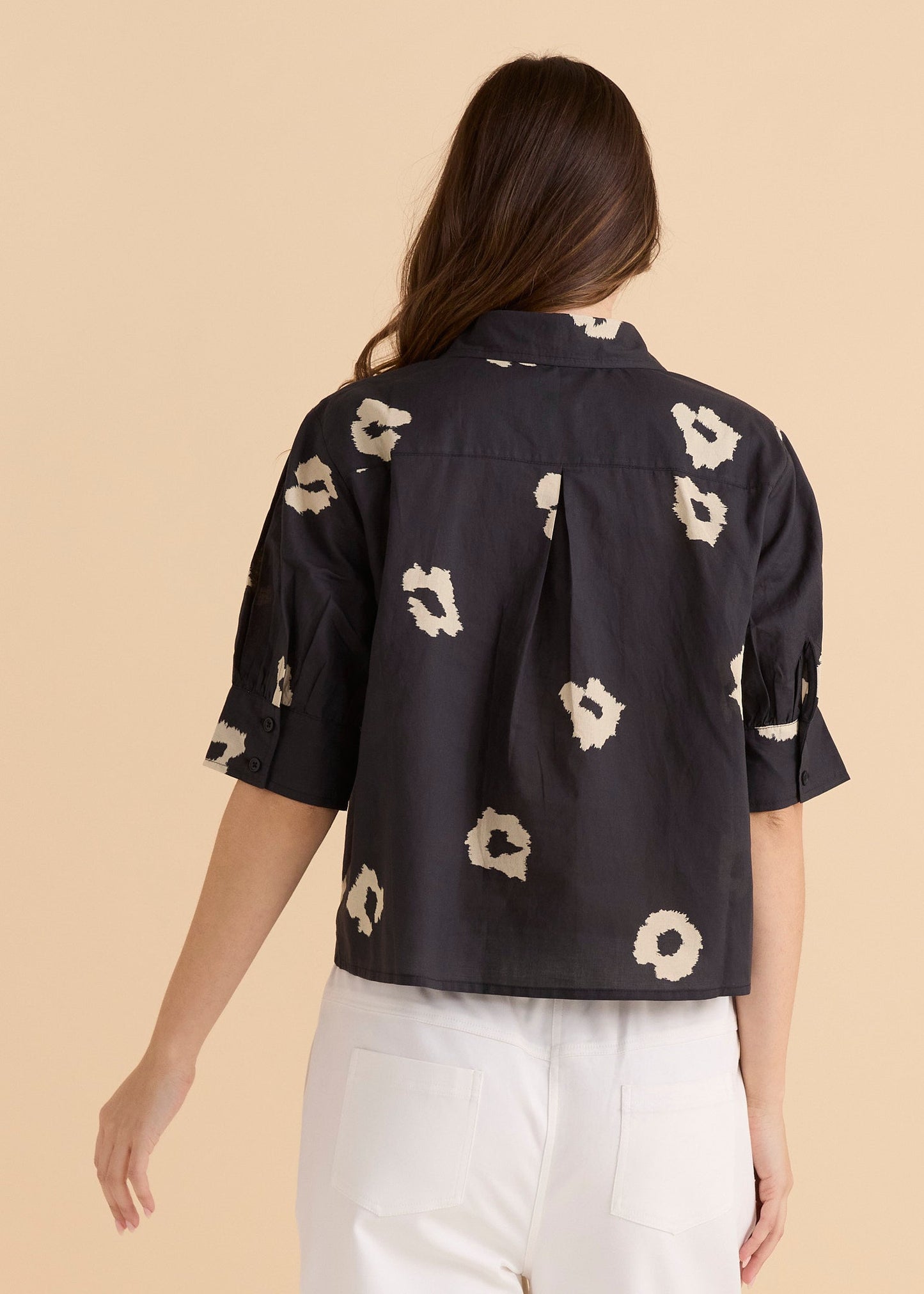 Betty BasicsReagan Poplin Shirt Leo