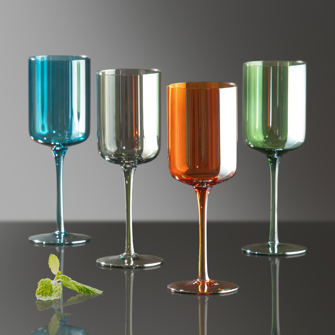 Ladelle Verity Fern2pk Wine Glass