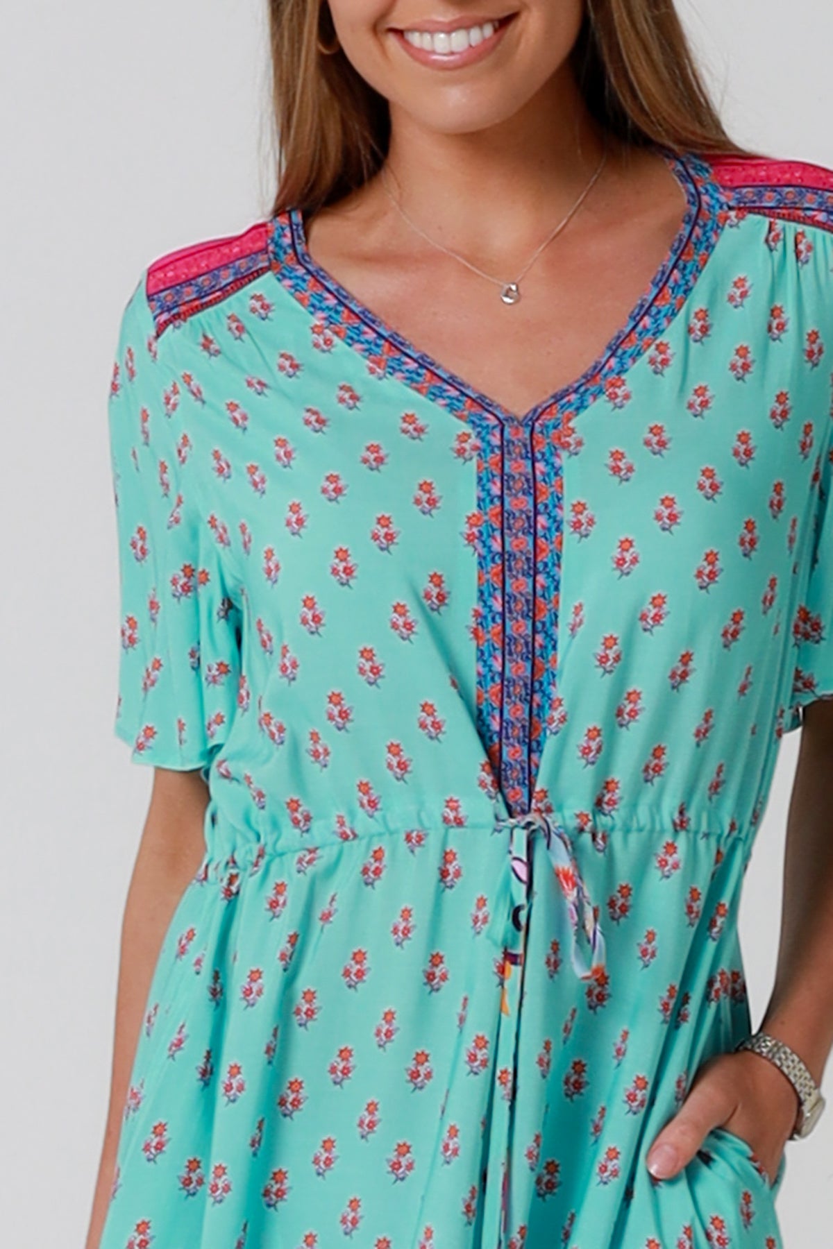 Wren Lee bluemini dress