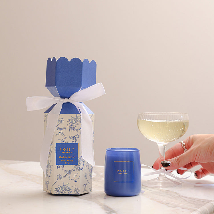 Moss Street mini candle Bon Bon Start night