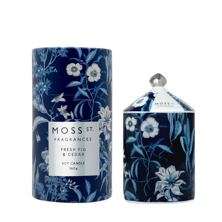 Moss Street Fresh Fig & Cedar Ceramic Candle 360g