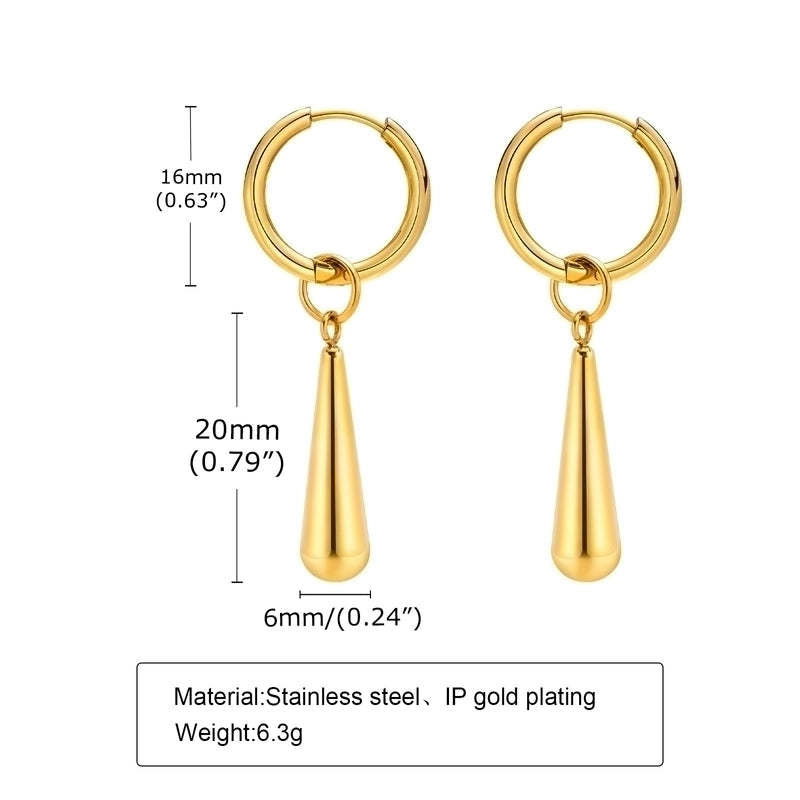 Flying Saucers Drop Earrings