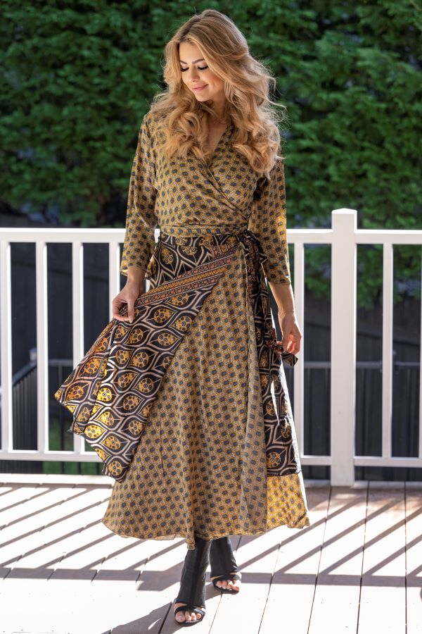 Anastasia wrap skirt one size