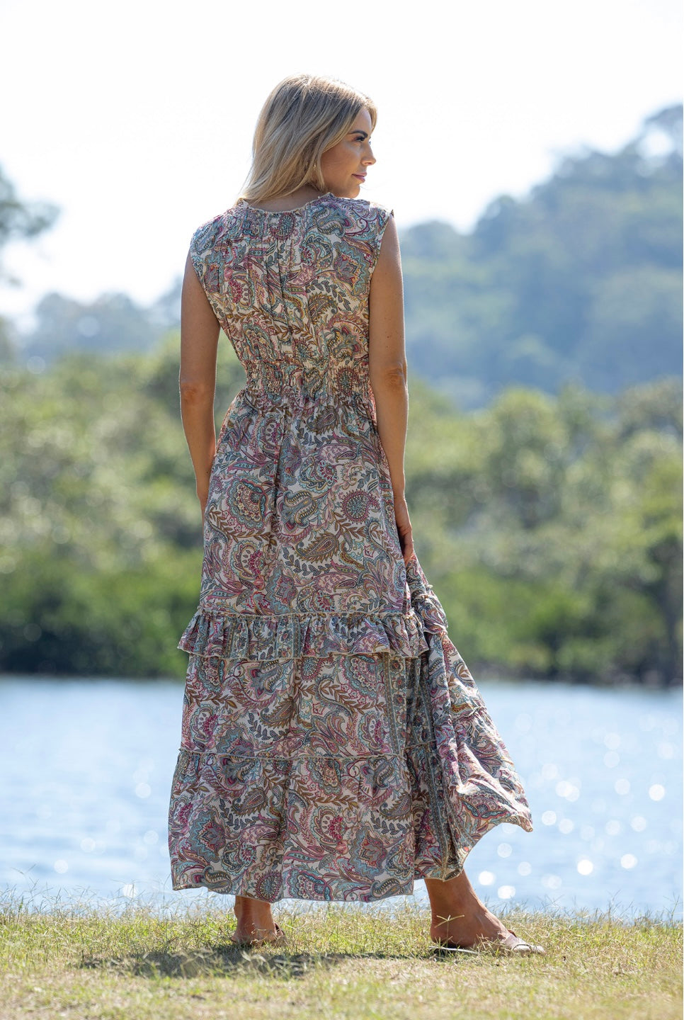 Boho Adara s/sleeve dress