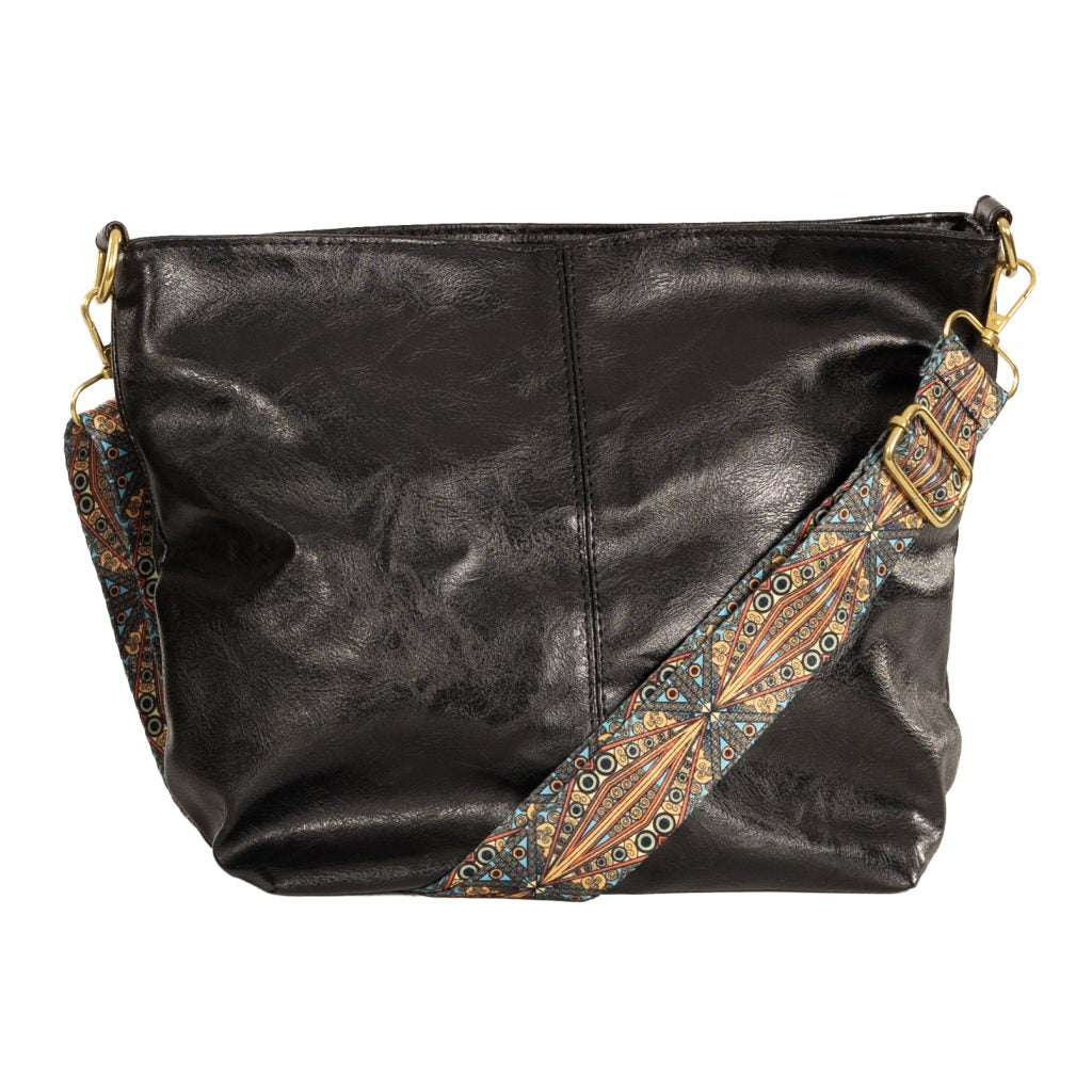 Sassy Duck Violet crossbody bag black