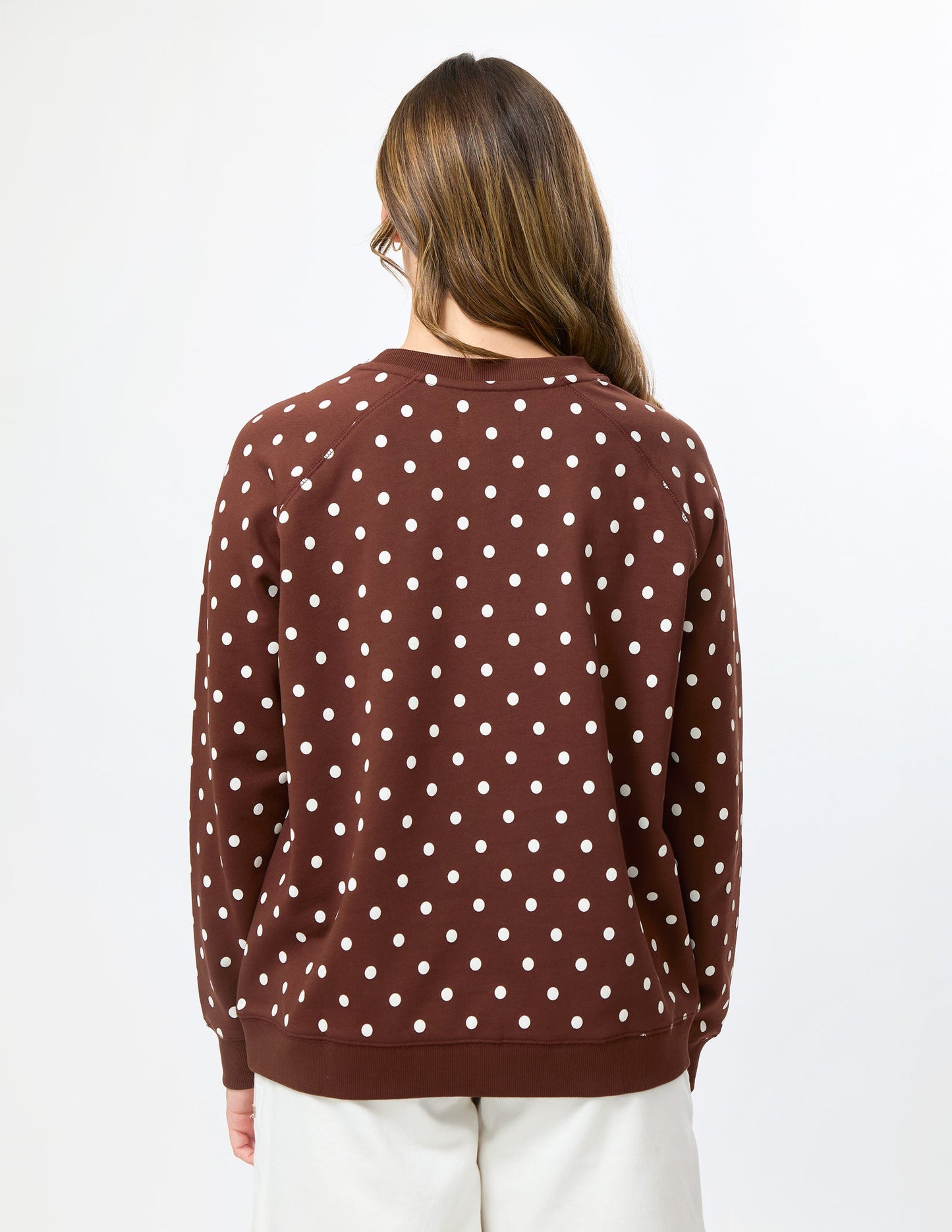 Stella +Gemma classic spot sweatshirt brown