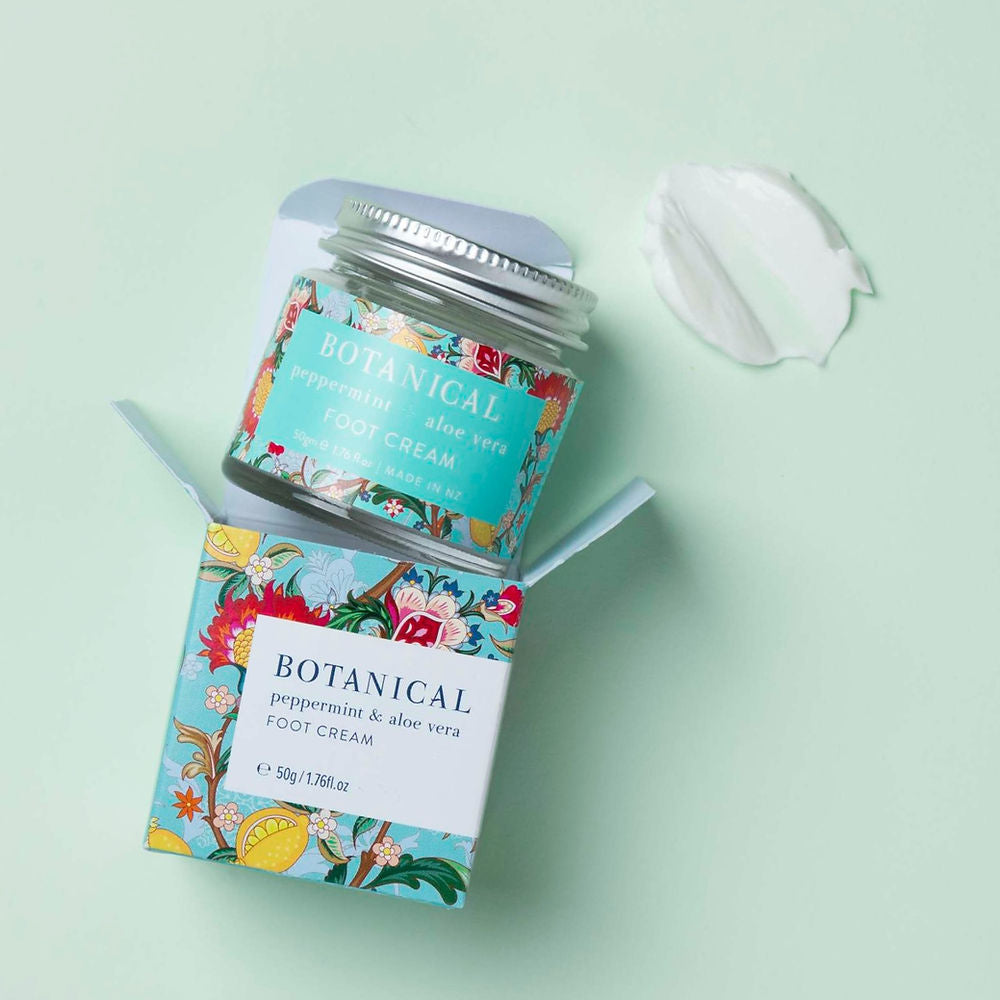 Botanical NZ Foot cream peppermint + Aloe Vera 50 g