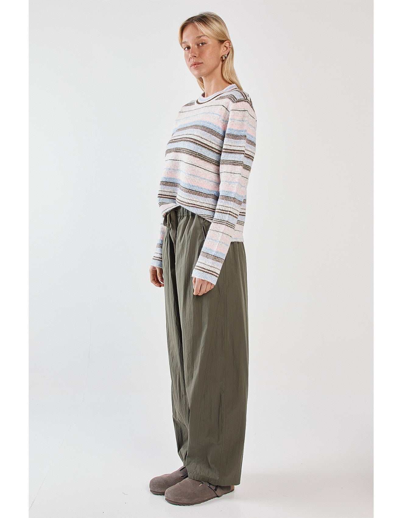 Sass Ashlee knit jumper multi blue