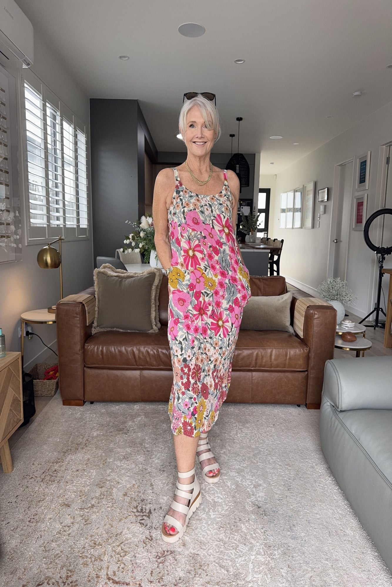 Lemon TreeMaddie Dress Garden Print