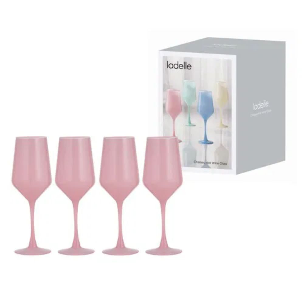 Ladelle Blush wine glasses 4pk