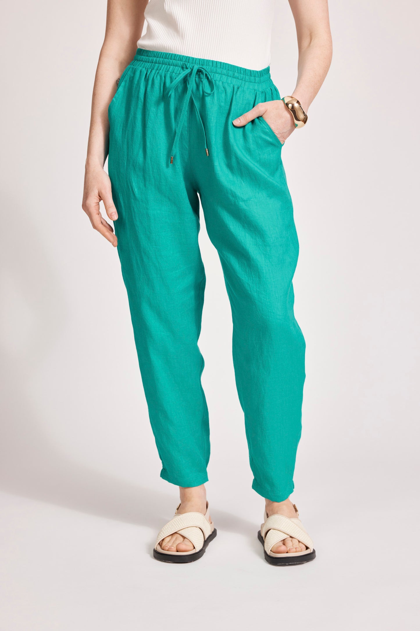 Eb & Ive Miramar Pant Lagoon