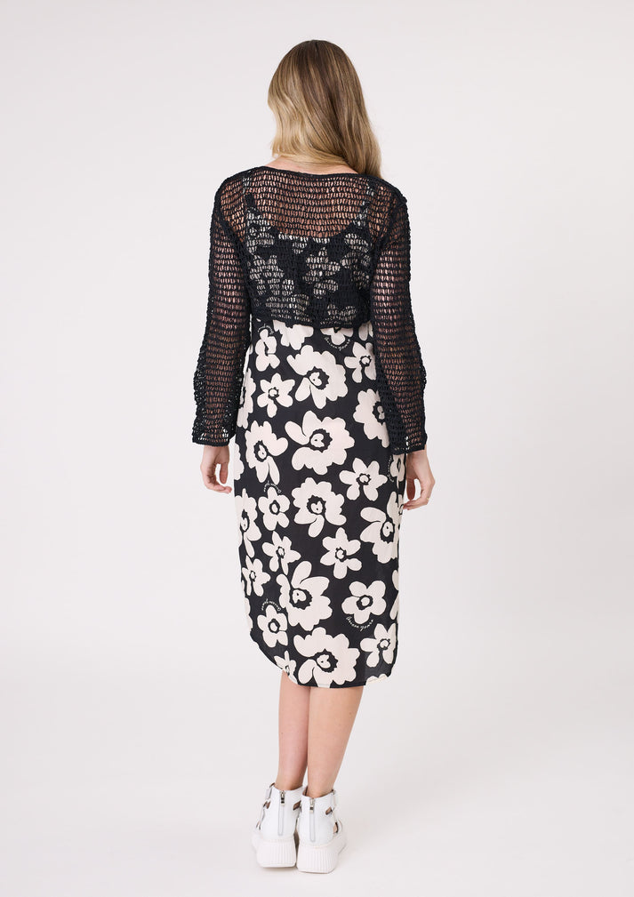 Lemon tree Paolina knit top black