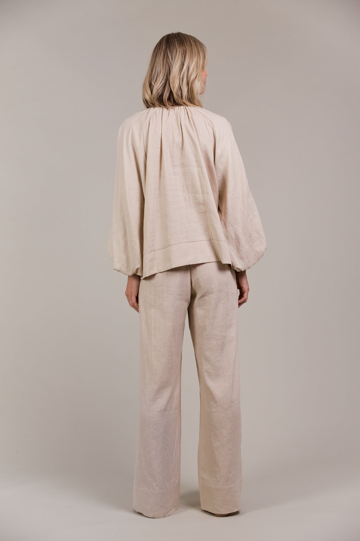 E&Ive Laax Button Blouse Ecru