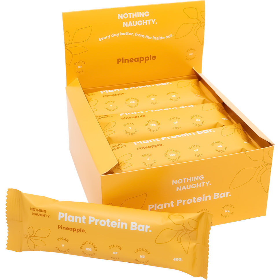 Nothing Naughty Protein bar pineapple box 12 (Copy 2)