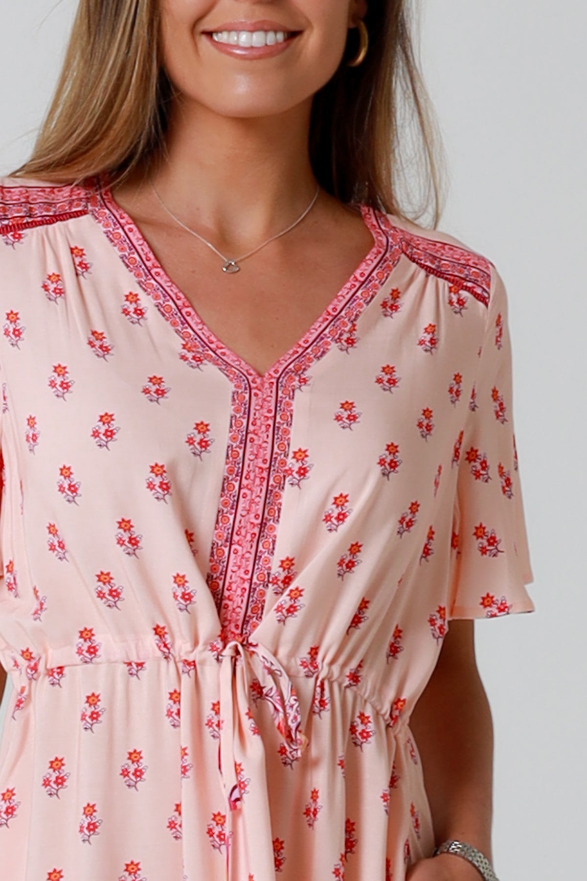 Wren Lee pink mini dress