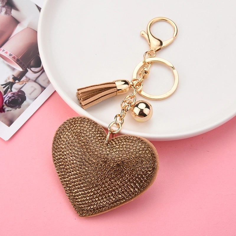Flying Saucers Key ring Gold heart