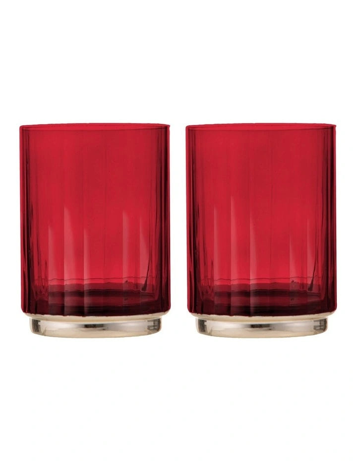 Valentinalowballtumblerset of two berry