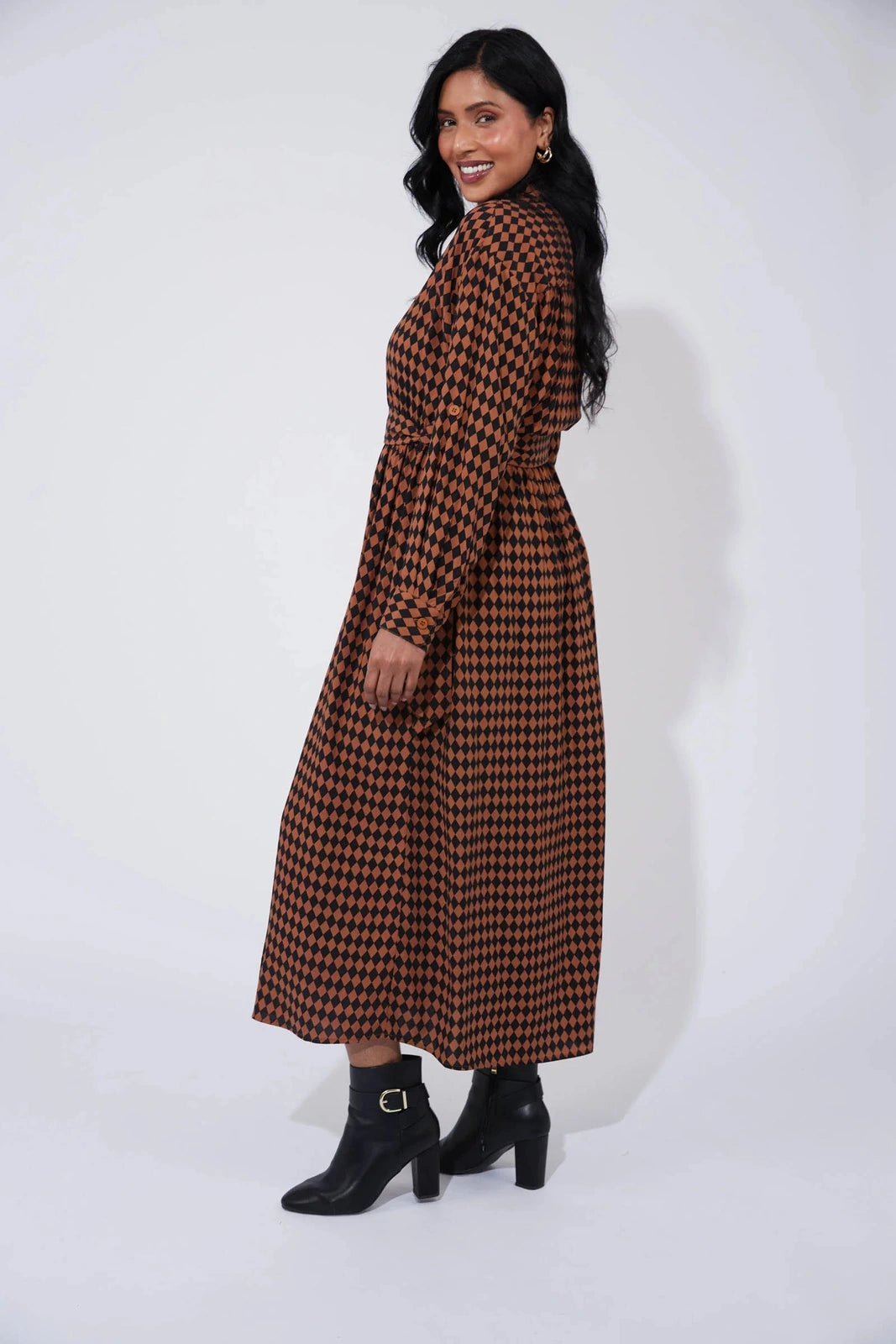 Haven Casablanca Dress Kohi/dune