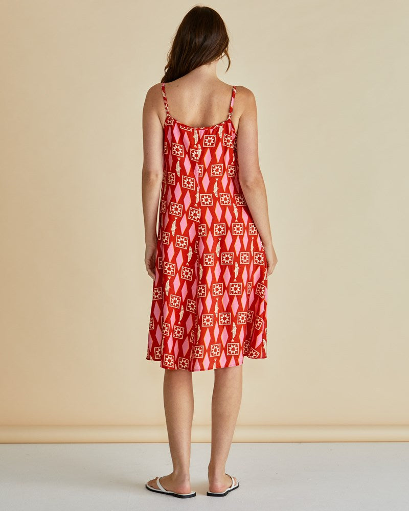 Betty Basics Harriet Dress - Sardinia Geo Print