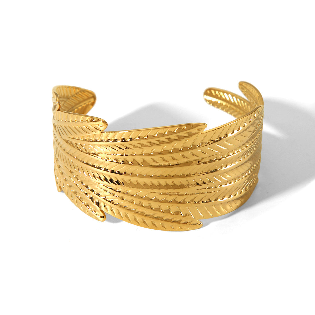 Flying Saucers Feather Bangle