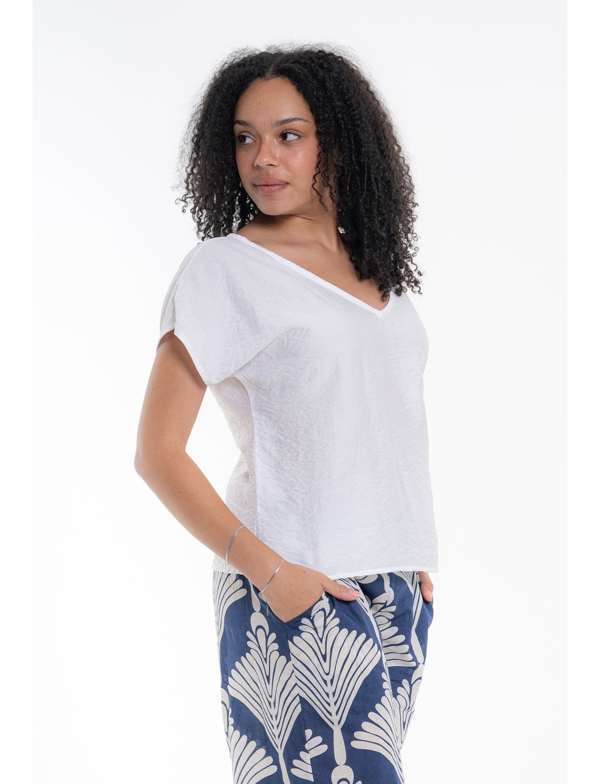 Hampton top white