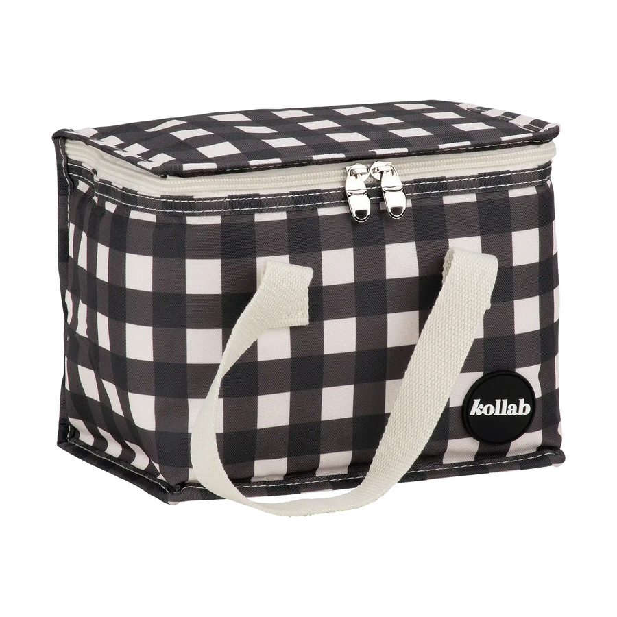 Kollab lunch box Black check