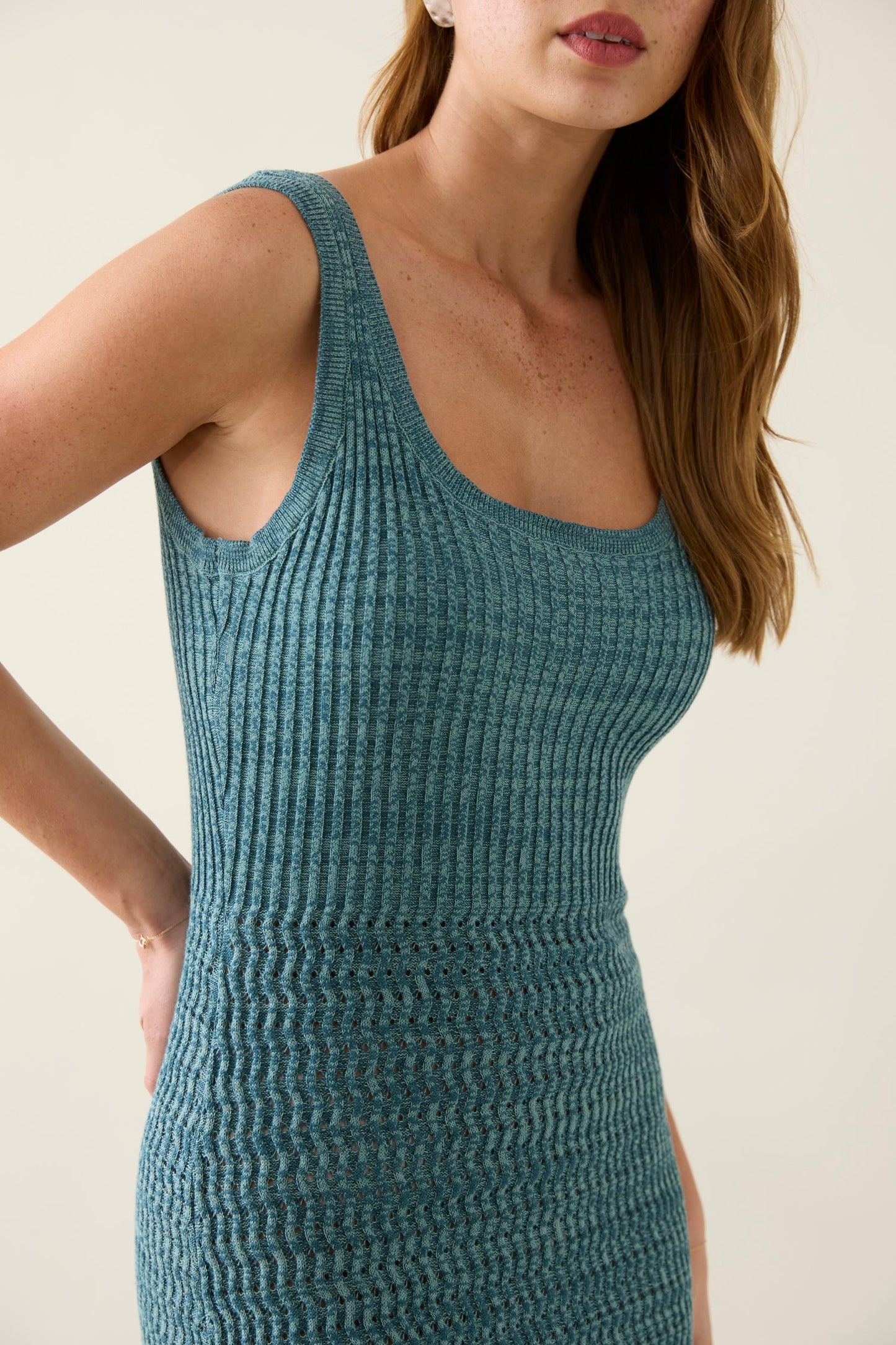 Isle of Mine Ida knit tank dress Baltic