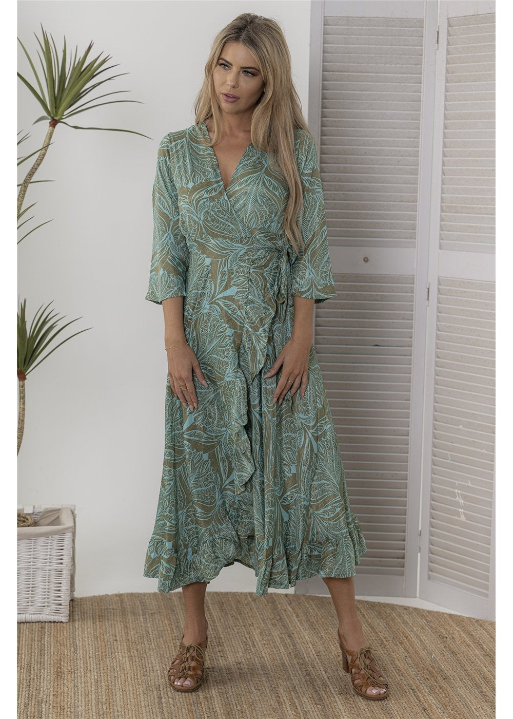 Boho Aruba Wrap Dress