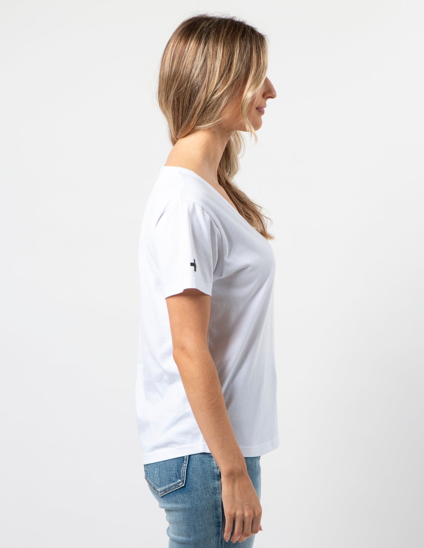Stella + Gemma VILLA TEE LOGO - WHITE