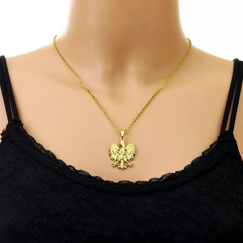 Flying Saucers Ethnic Style Eagle 201 Stainless Steel 304 Stainless Steel Plating 18K Gold-plated