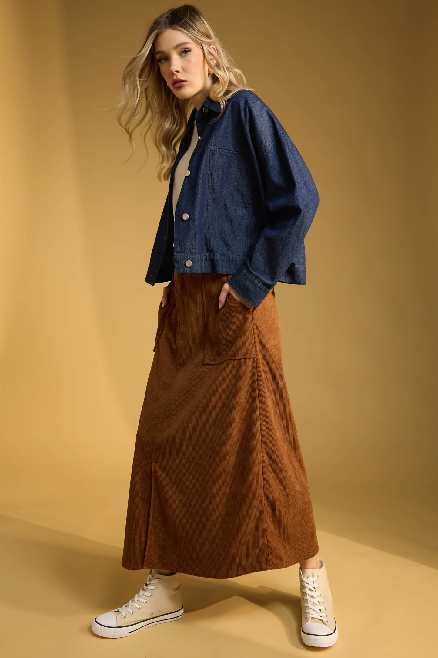 Haven Nashville skirt Dune