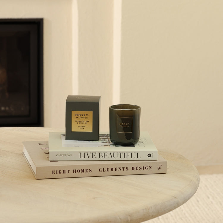 Moss street candle 300g tobacco + leaf