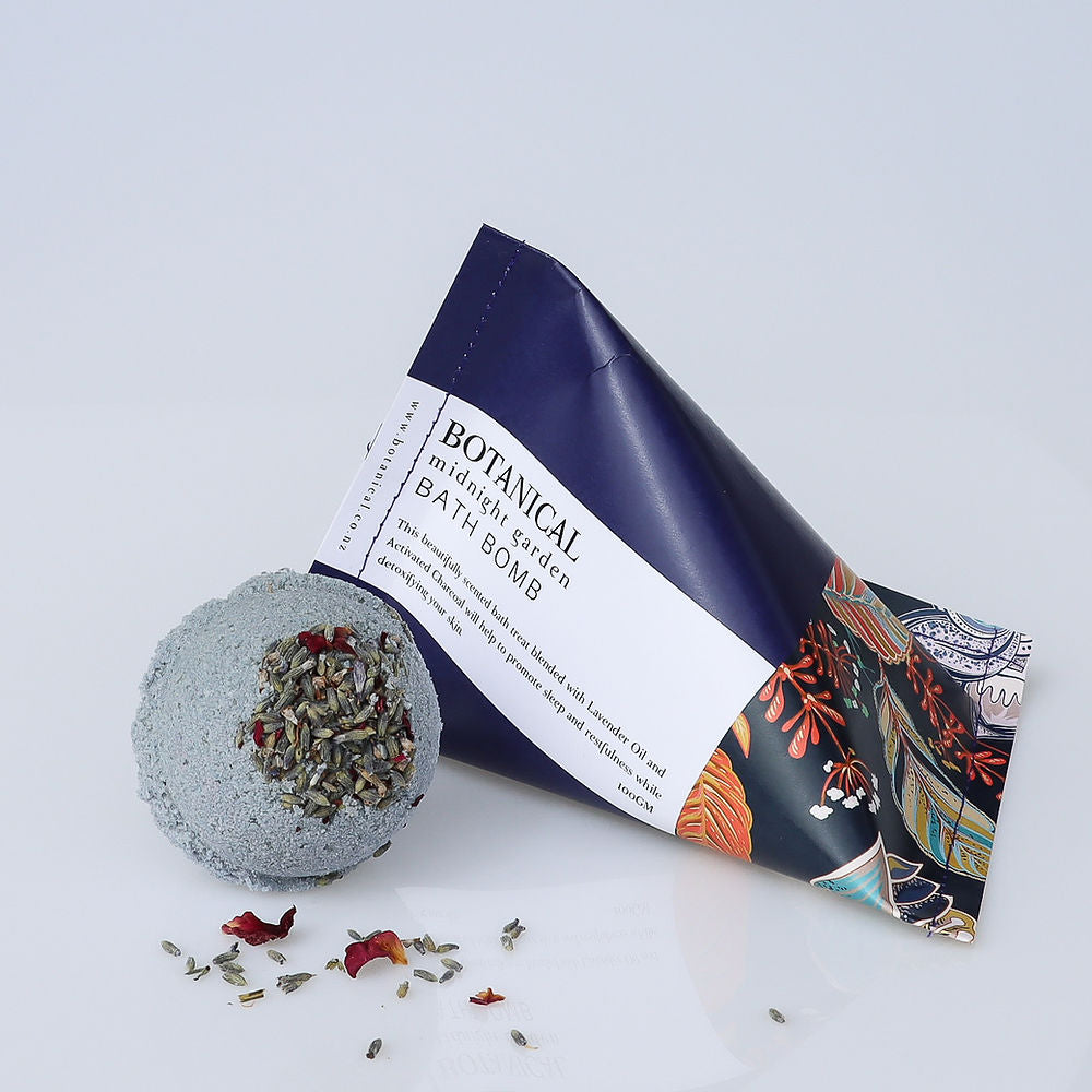 Botanical NZ midnight garden Bath Bomb