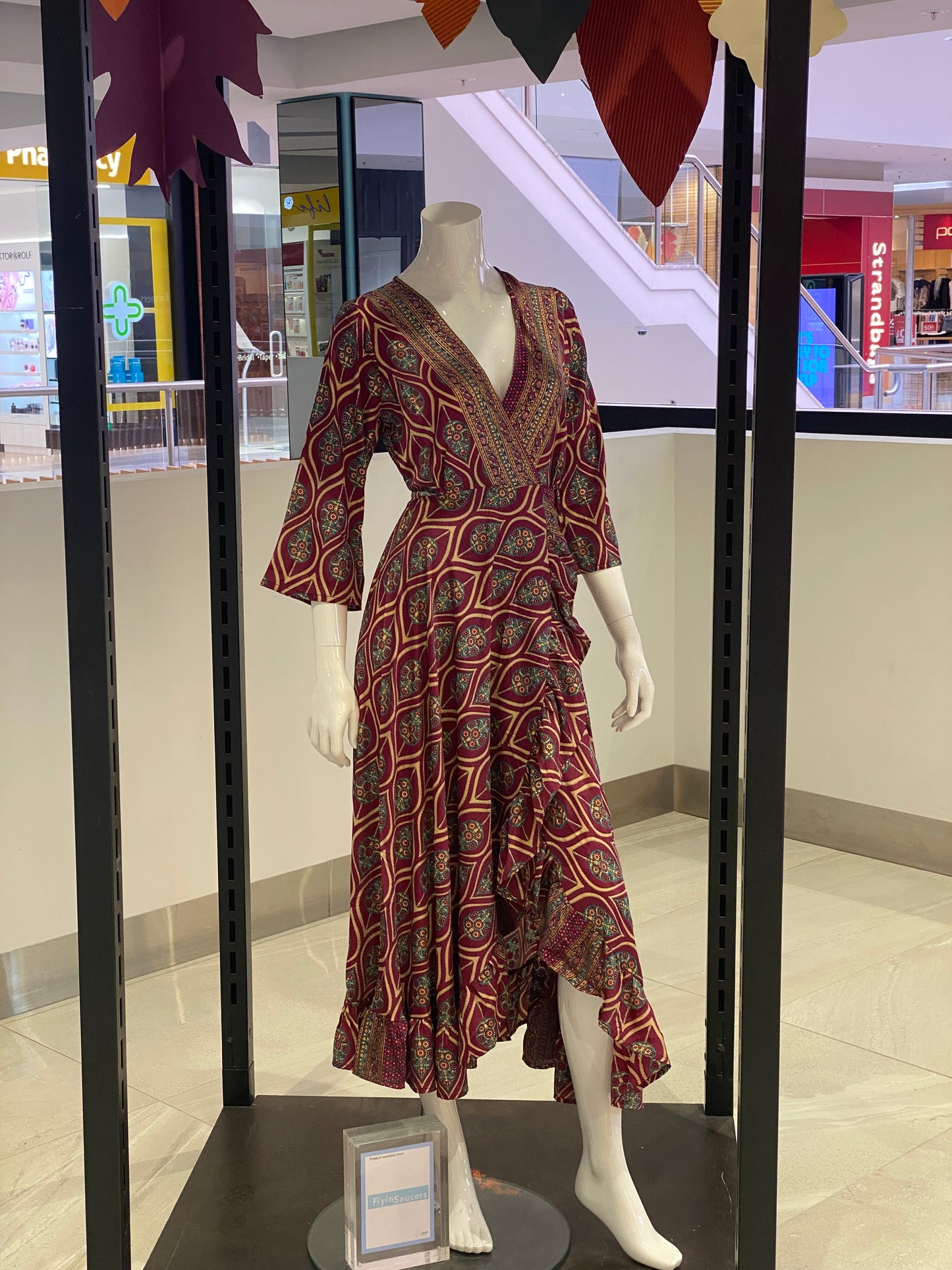 Noel wrap dress