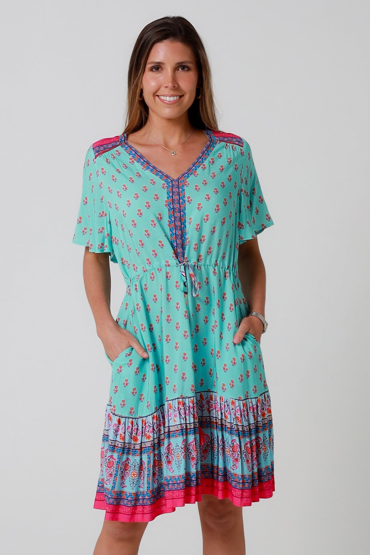 Wren Lee bluemini dress