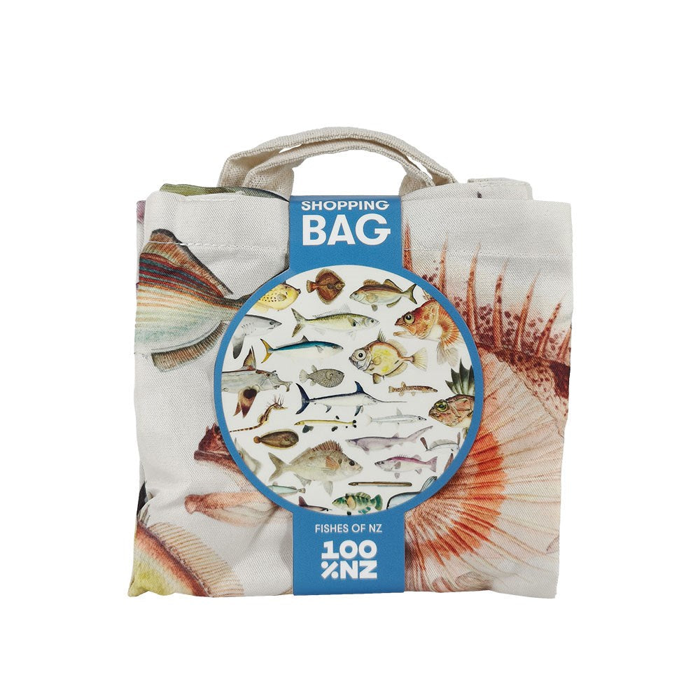 Fishes of NZ shopping bag