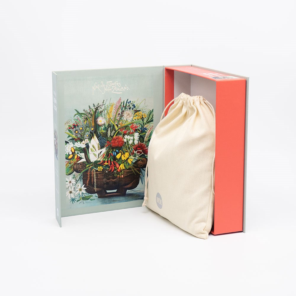 Native Flowers of NZ jigsaw puzzle boxed