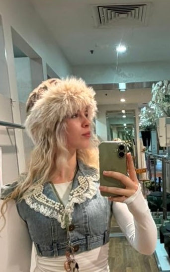 Faux fur hat