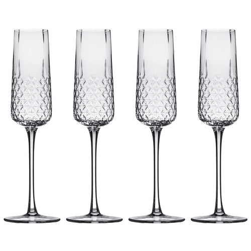 Jasper 4 pk Champagne glass
