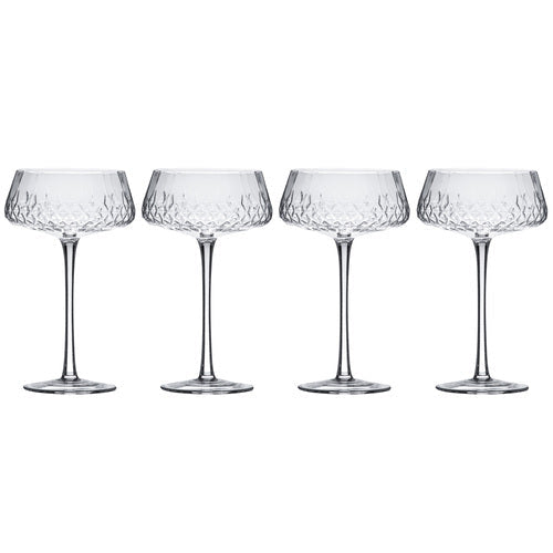Jasper 4 pk Cocktail glass