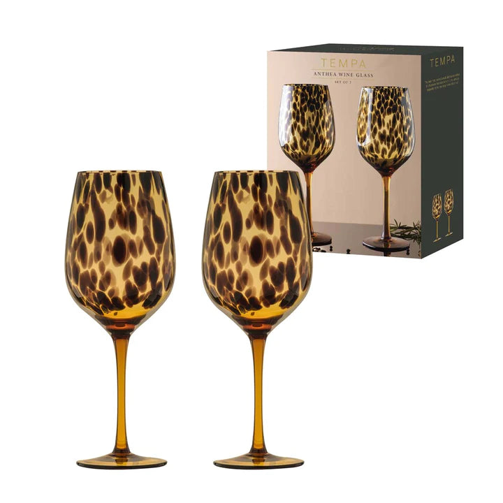 Tempa Anthea Set of 2 Wine Glasses 450ml - Flying Saucers NZ