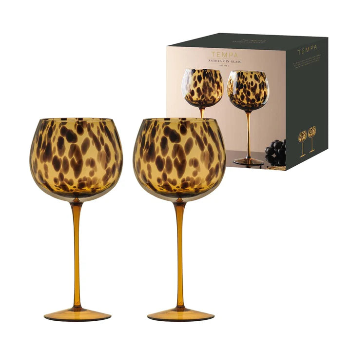 Tempa Anthea Set of 2 Gin Glasses 600ml - Flying Saucers NZ