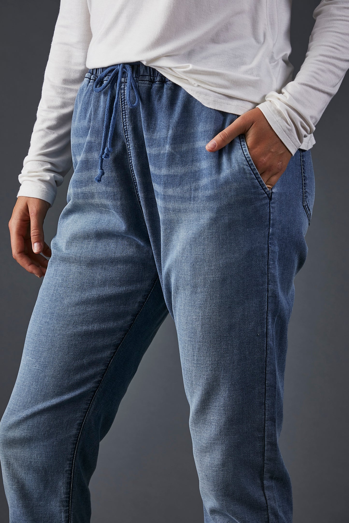 Eb&Ive Ada Pants - Denim - Flying Saucers NZ
