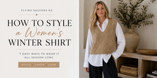 How to style a women’s Winter shirt…