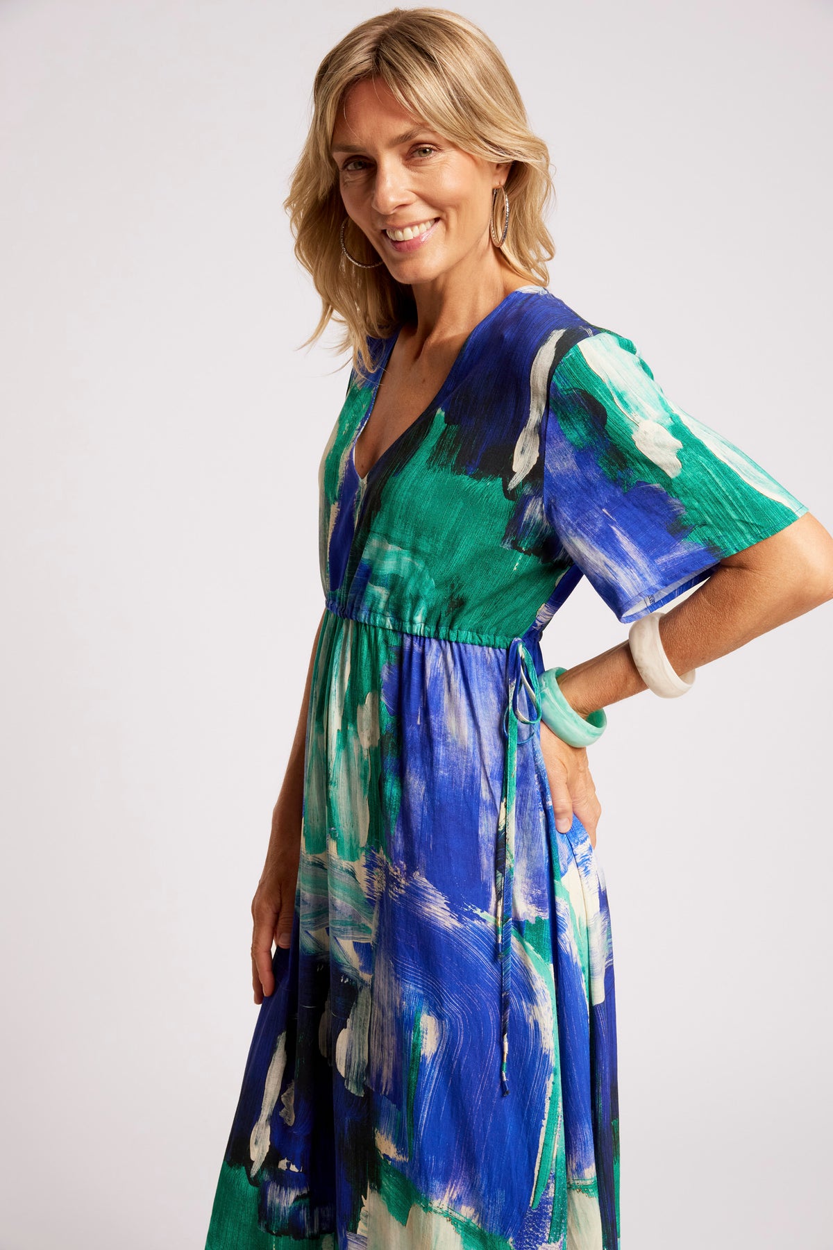 Eb+Ive Palmera maxi dress Seafoam
