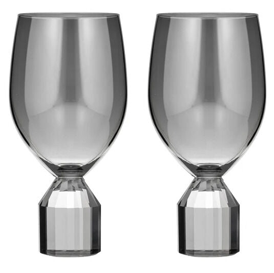 Tempa Ava Wine glass Charcol colour