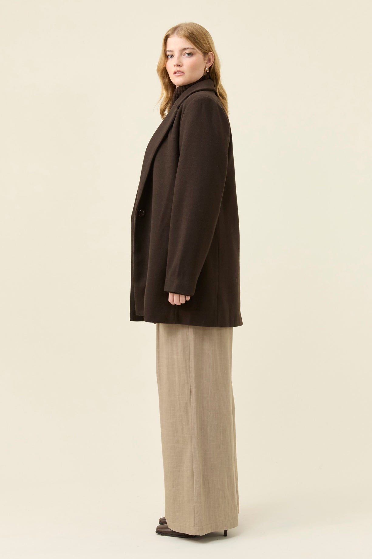 Isle of mine Kali coat chocolate